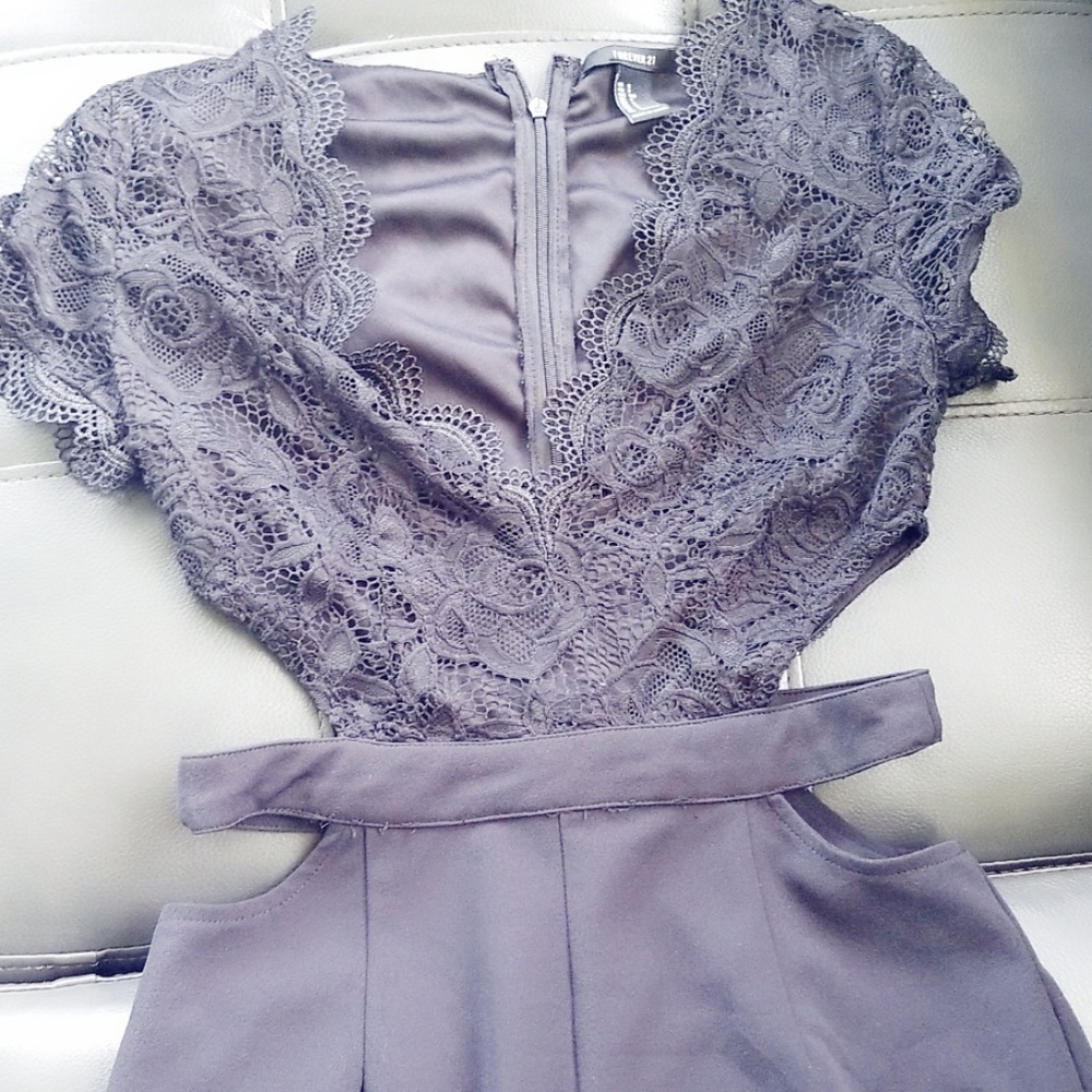 Lace Jumpsuit open sides
